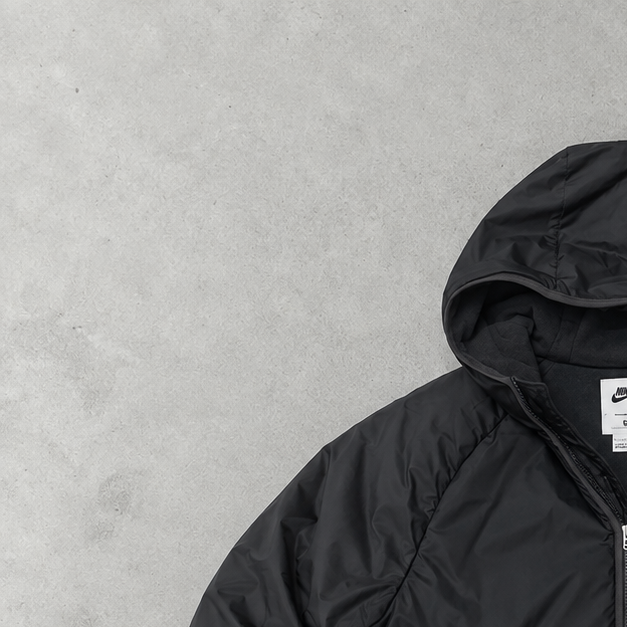 Nike Puffer Jacket Black / Grey Rare (L)