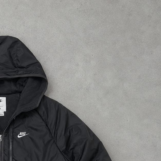 Nike Puffer Jacket Black / Grey Rare (L)