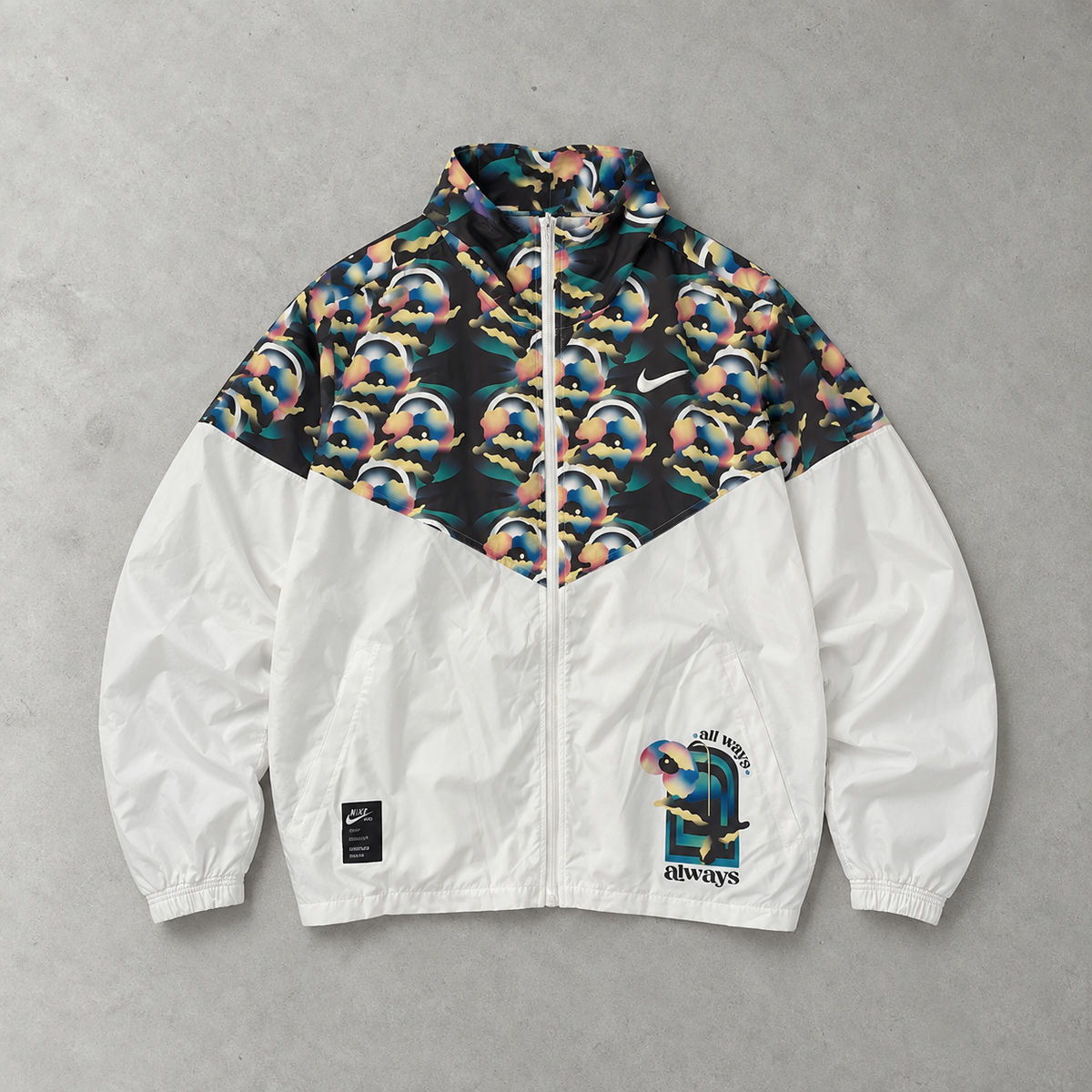 Nike Windbreaker Bunt Rare (M)