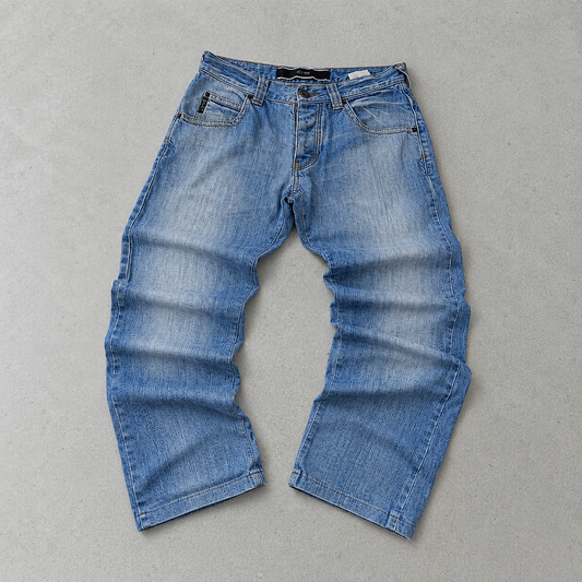 Y2K Armani Jeans Denim Pants Blue Rare (XS)