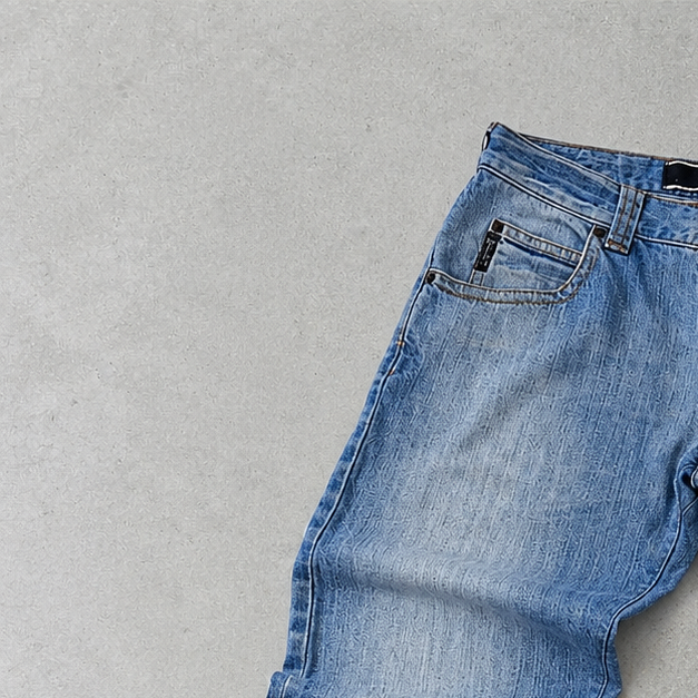 Y2K Armani Jeans Denim Pants Blue Rare (XS)