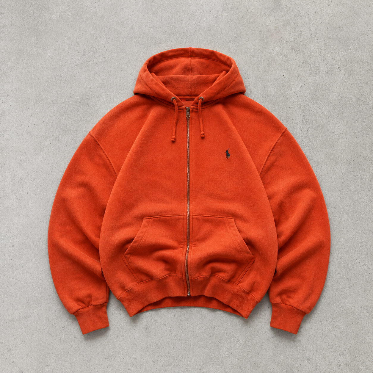 Ralph Lauren Vest Orange Rare (L) Stitched Logo