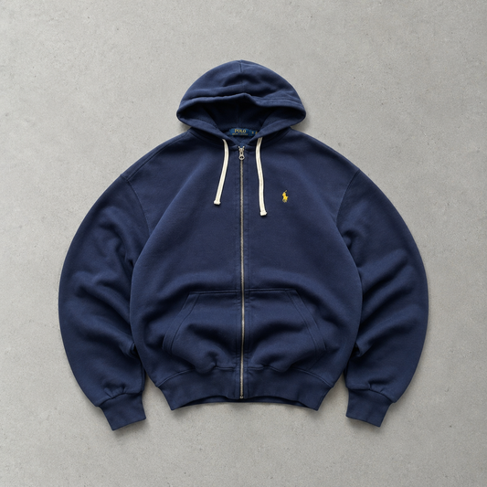 Y2K Ralph Lauren Jacket Marineblau Limited (M) Stitched Logo