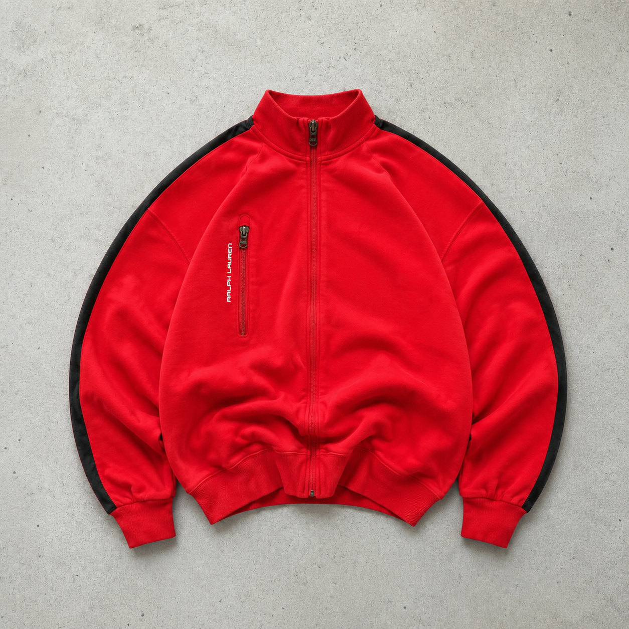 Ralph Lauren Sweater Rot Limited (M) Stitched Logo