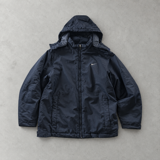Nike Pufferjacke Navy Limitiert (M) Gesticktes Logo