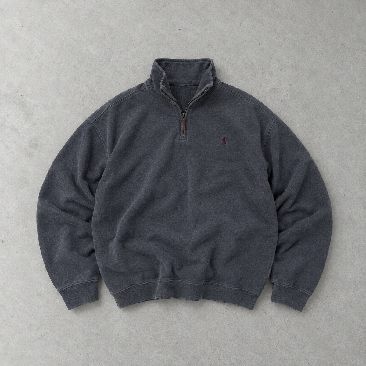 Polo Ralph Lauren Zip Sweater Grau Rare (L)