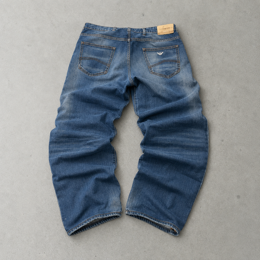 Y2K Armani Bootcut Jeans Navy Limited (W31 | DE 46)