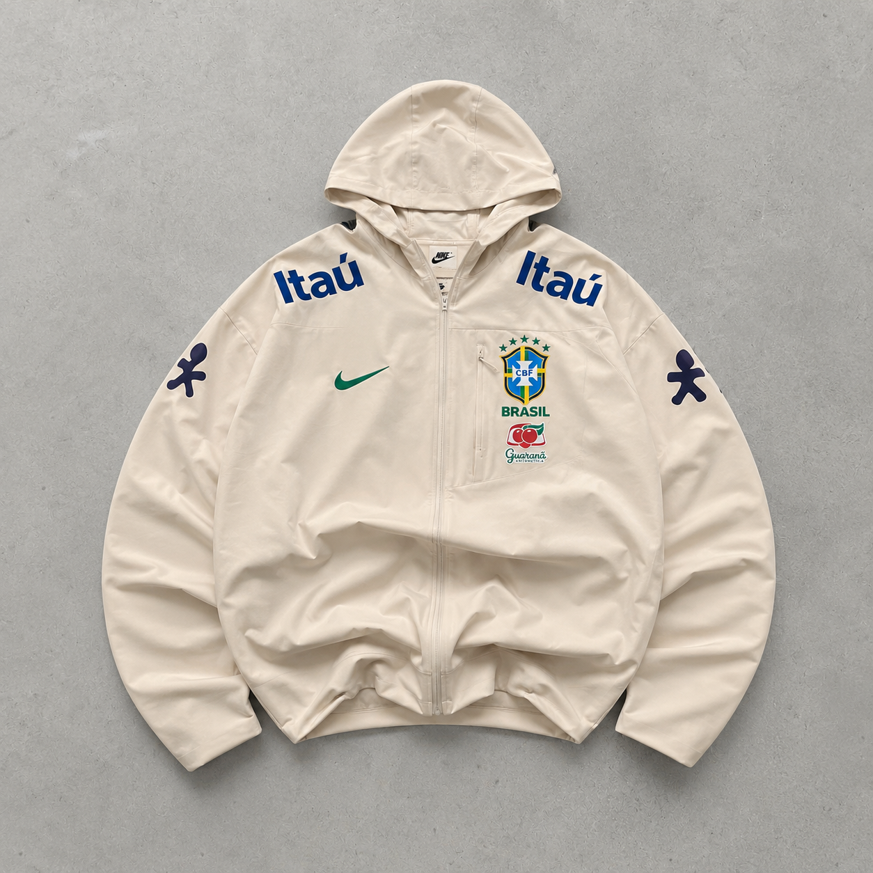 Nike Jacket Creme, Beige Rare (M)