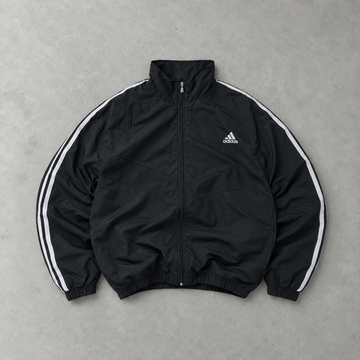 Adidas Track Jacket Black/White Rare (M)