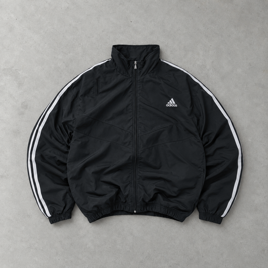 Adidas Track Jacket Black/White Rare (M)