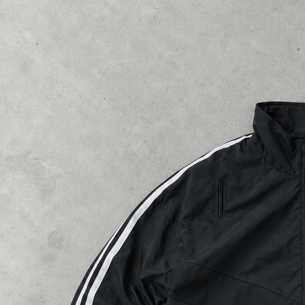 Adidas Track Jacket Black/White Rare (M)