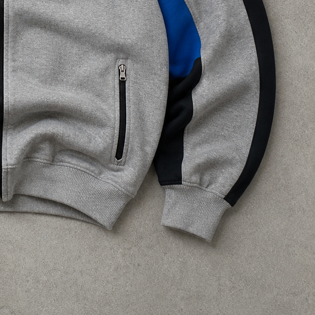 Y2K Ralph Lauren Streetwear Piece Grau Limited (M) Stitched Logo