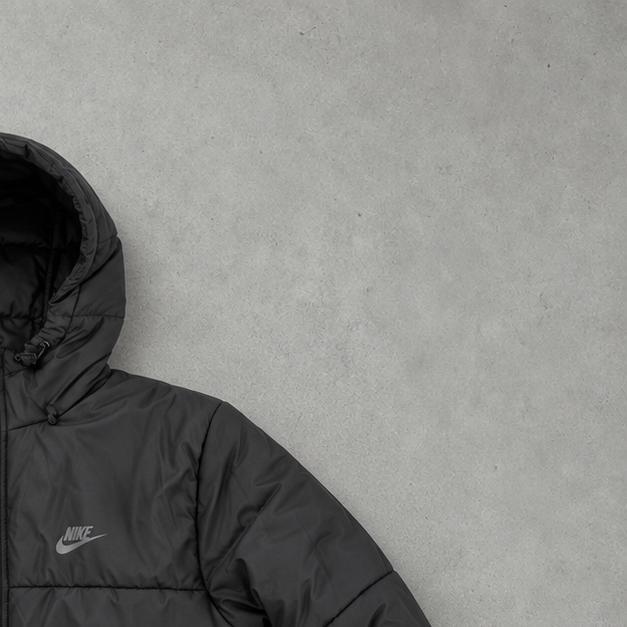 Nike Pufferjacke Schwarz Selten (M)