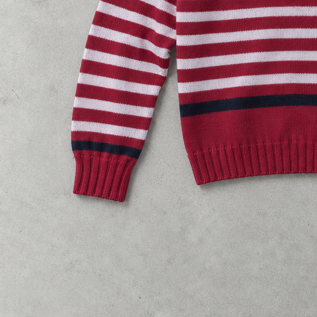 Y2K Polo Ralph Lauren Sweater Weiß, Marineblau Rare (L)