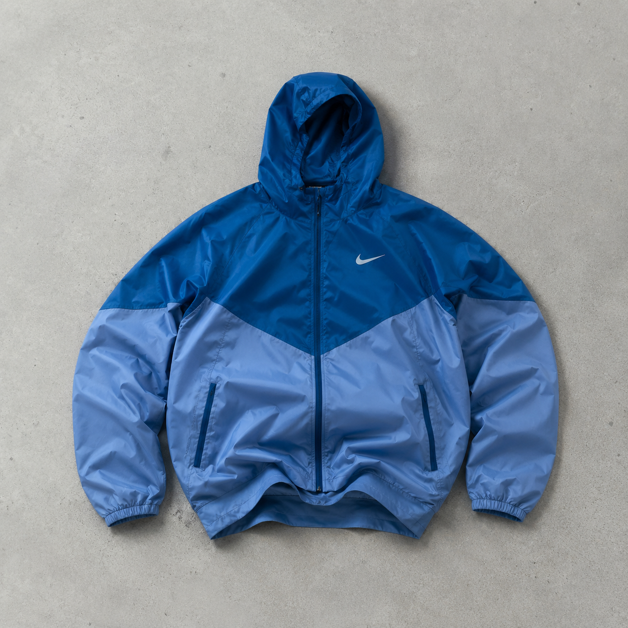 Nike Jacket Grey, Marineblau Limited (Size XL)