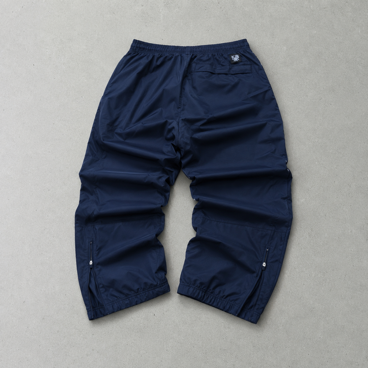 2000 Y2K Nike Track Pants Marineblau, Schwarz Rare (M)