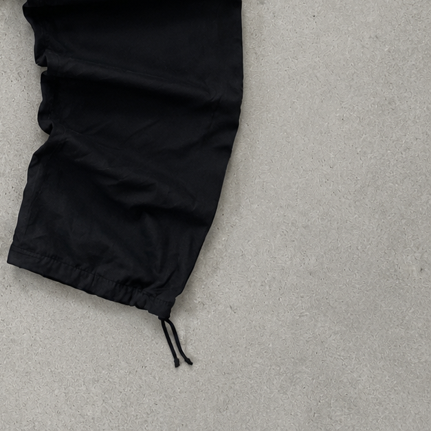 Y2K Nike Cargo Pants Schwarz Rare Stitched Logo (M)
