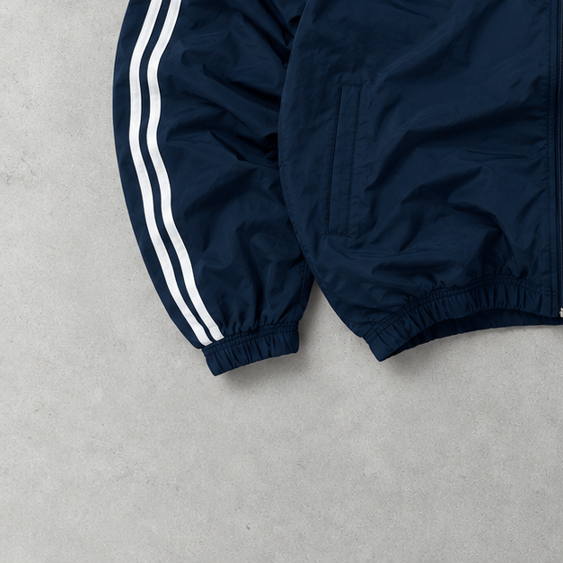Adidas Trainingsjacke Marine/Weiß Selten (M)
