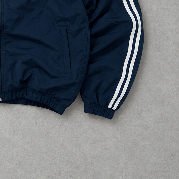 Adidas Trainingsjacke Marine/Weiß Selten (M)