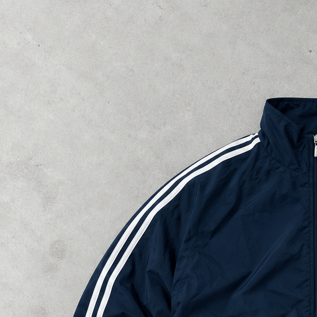 Adidas Trainingsjacke Marine/Weiß Selten (M)