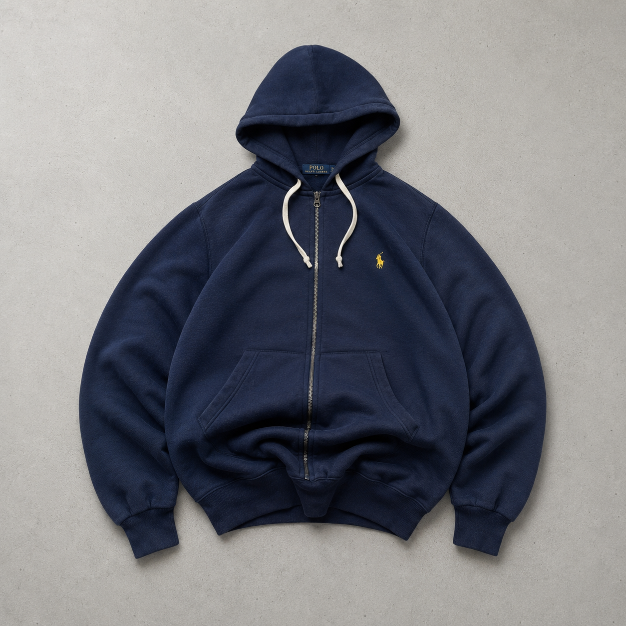 Ralph Lauren Hoodie Marineblau Limited (S) Stitched Logo