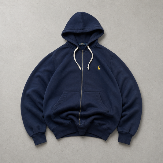Ralph Lauren Hoodie Marineblau Limited (S) Stitched Logo