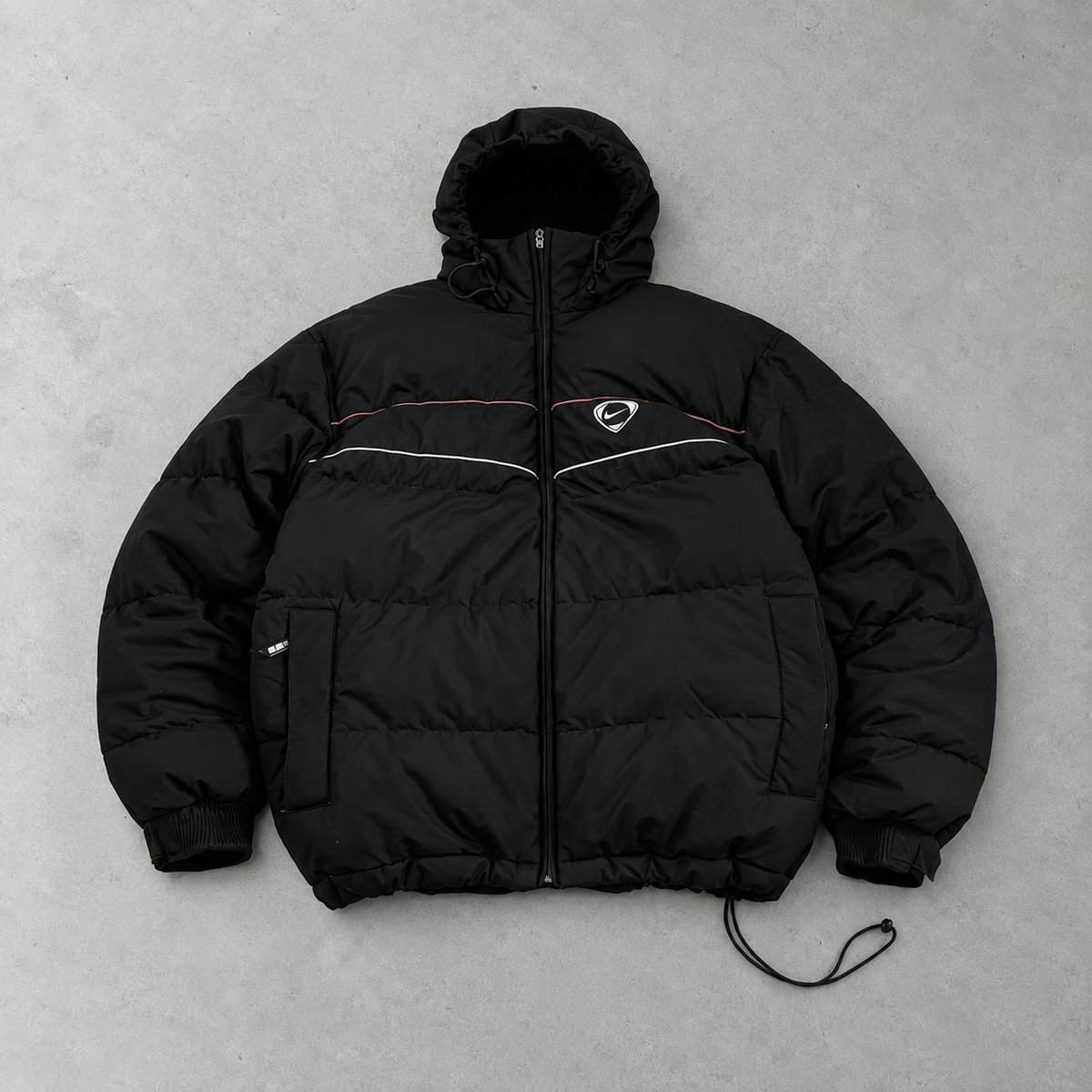 Y2K Nike Puffer Jacket Black Limited (S)