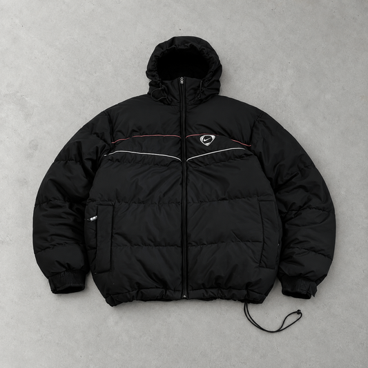 Y2K Nike Pufferjacke Schwarz Limited (S)