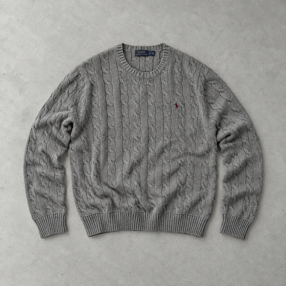 Ralph Lauren Sweater Grau Rare (L)