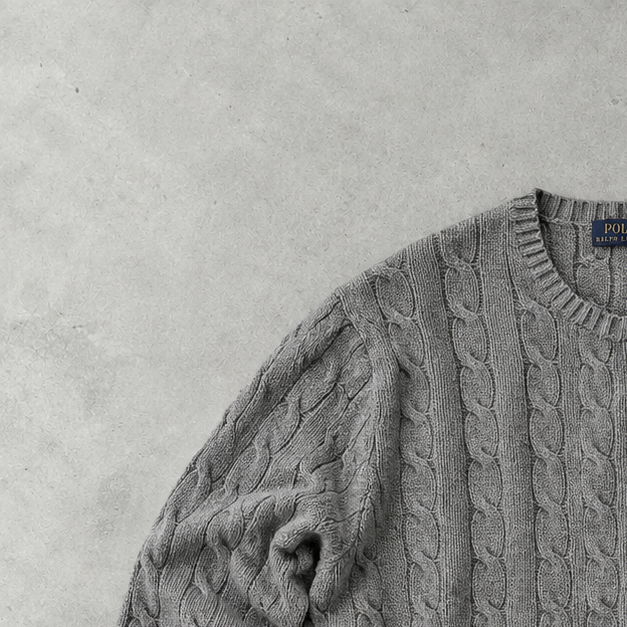 Ralph Lauren Sweater Grau Rare (L)