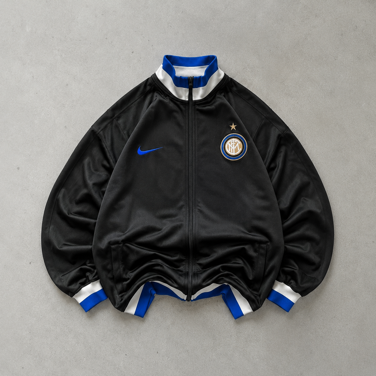 USA 90s 80s Y2K 2000 Nike Hoodie Blue, Black Rare (M)