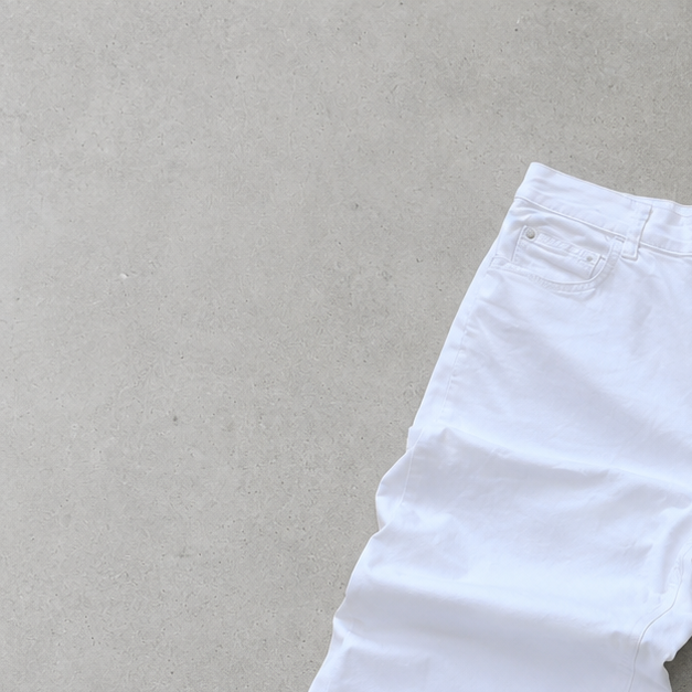 Y2K Armani Jeans Bootcut Jeans White Limited (M)