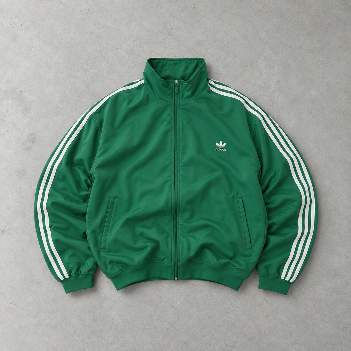 Adidas Track Jacket Green/White Limited (M)
