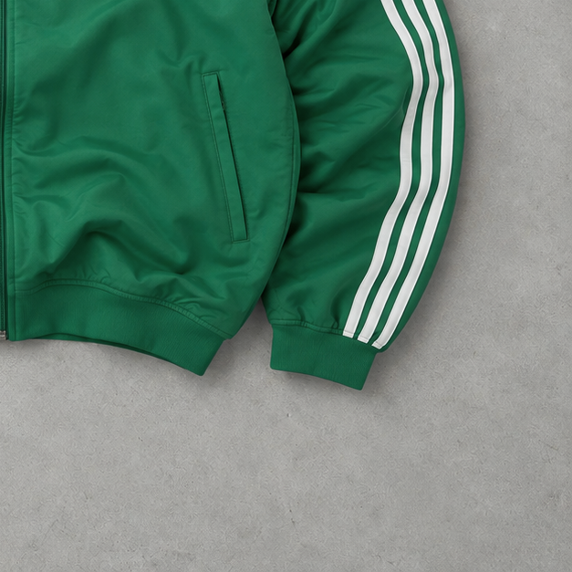 Adidas Track Jacket Green/White Limited (M)