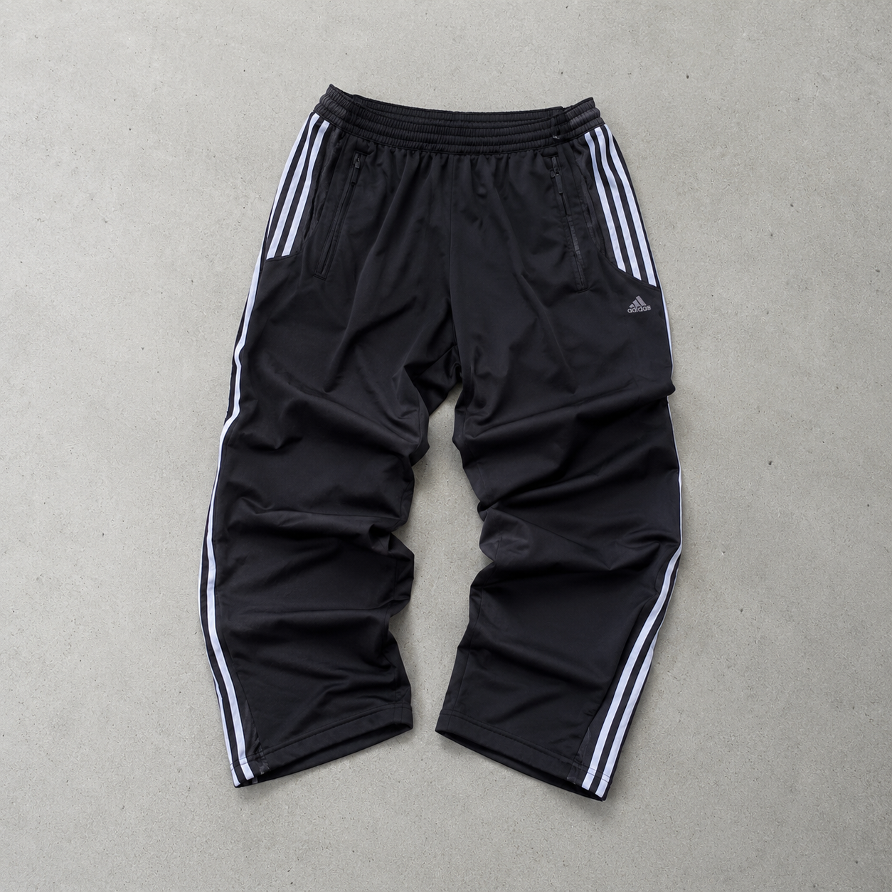 Y2K ADIDAS Pants Black Rare (S) Stitched Logo