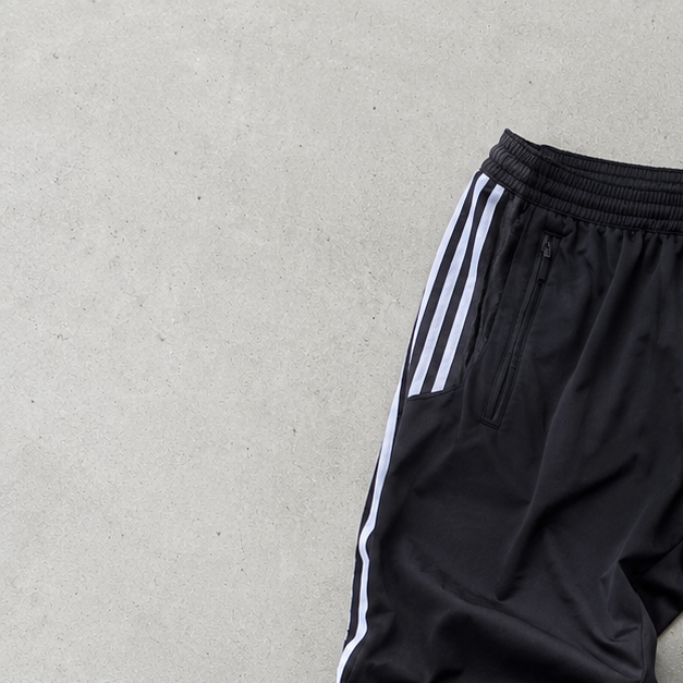 Y2K ADIDAS Pants Black Rare (S) Stitched Logo