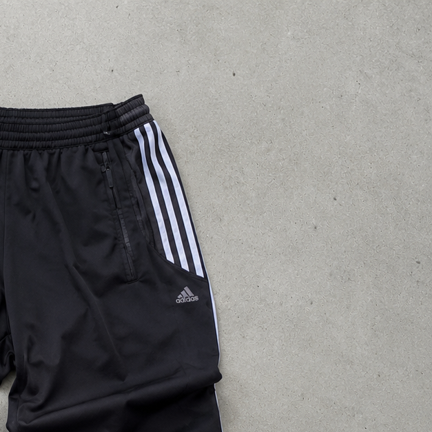 Y2K ADIDAS Pants Black Rare (S) Stitched Logo