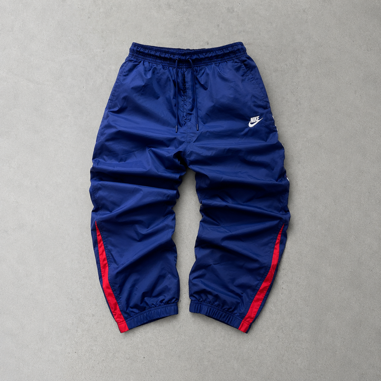 Nike Track Pants Marineblau, Red Rare (M)