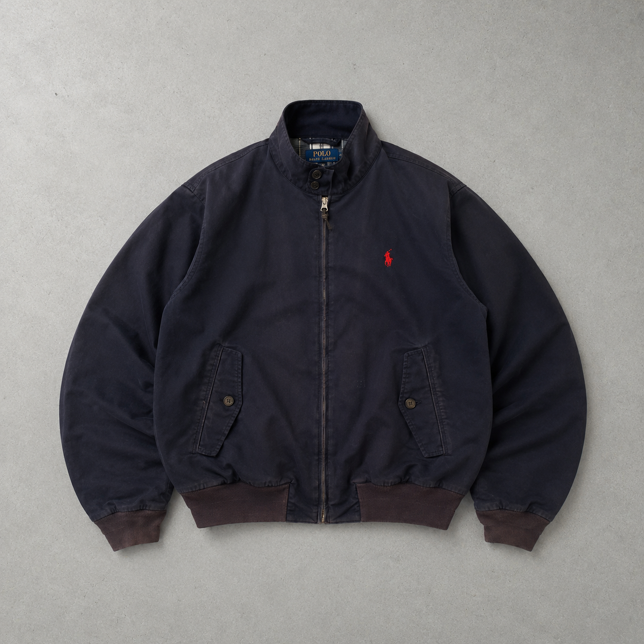Ralph Lauren Harrington Jacket Marineblau, Blau Rare (S)