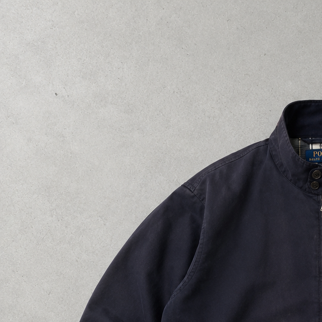 Ralph Lauren Harrington Jacket Marineblau, Blau Rare (S)