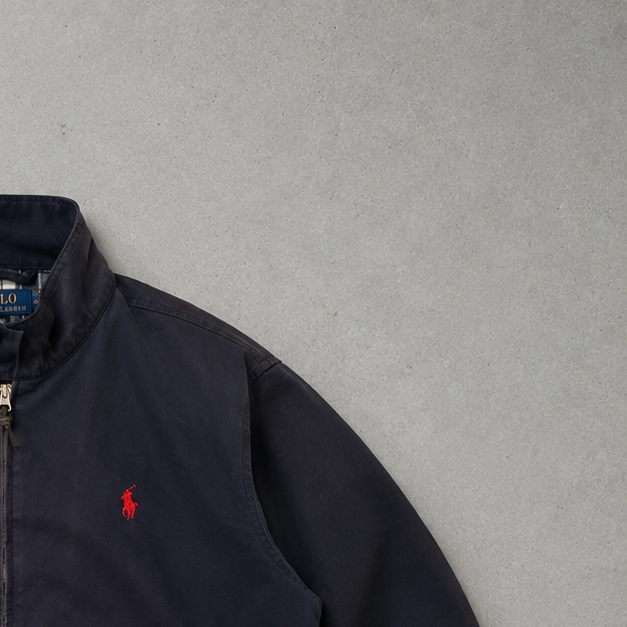 Ralph Lauren Harrington Jacket Marineblau, Blau Rare (S)