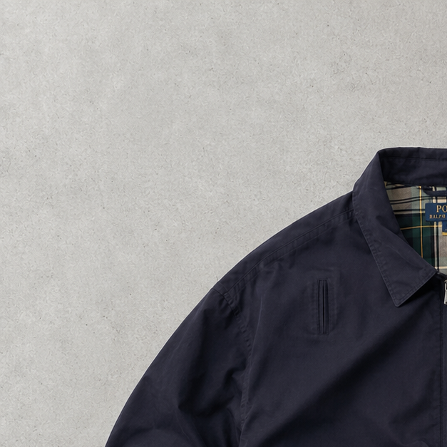 Ralph Lauren Harrington Jacket Marineblau, Blau Rare (S)