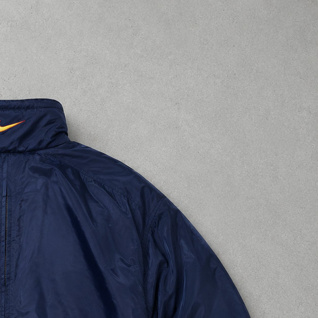 FC Barcelona 90s Nike Jacket Marineblau Rare (Size XL)
