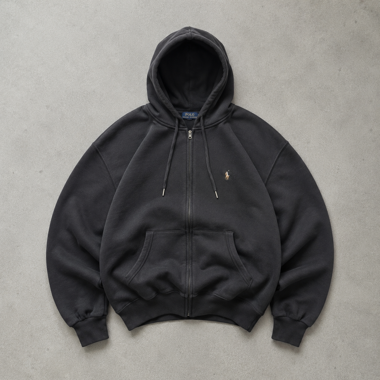 Ralph Lauren Streetwear Piece Schwarz Rare (S) Stitched Logo
