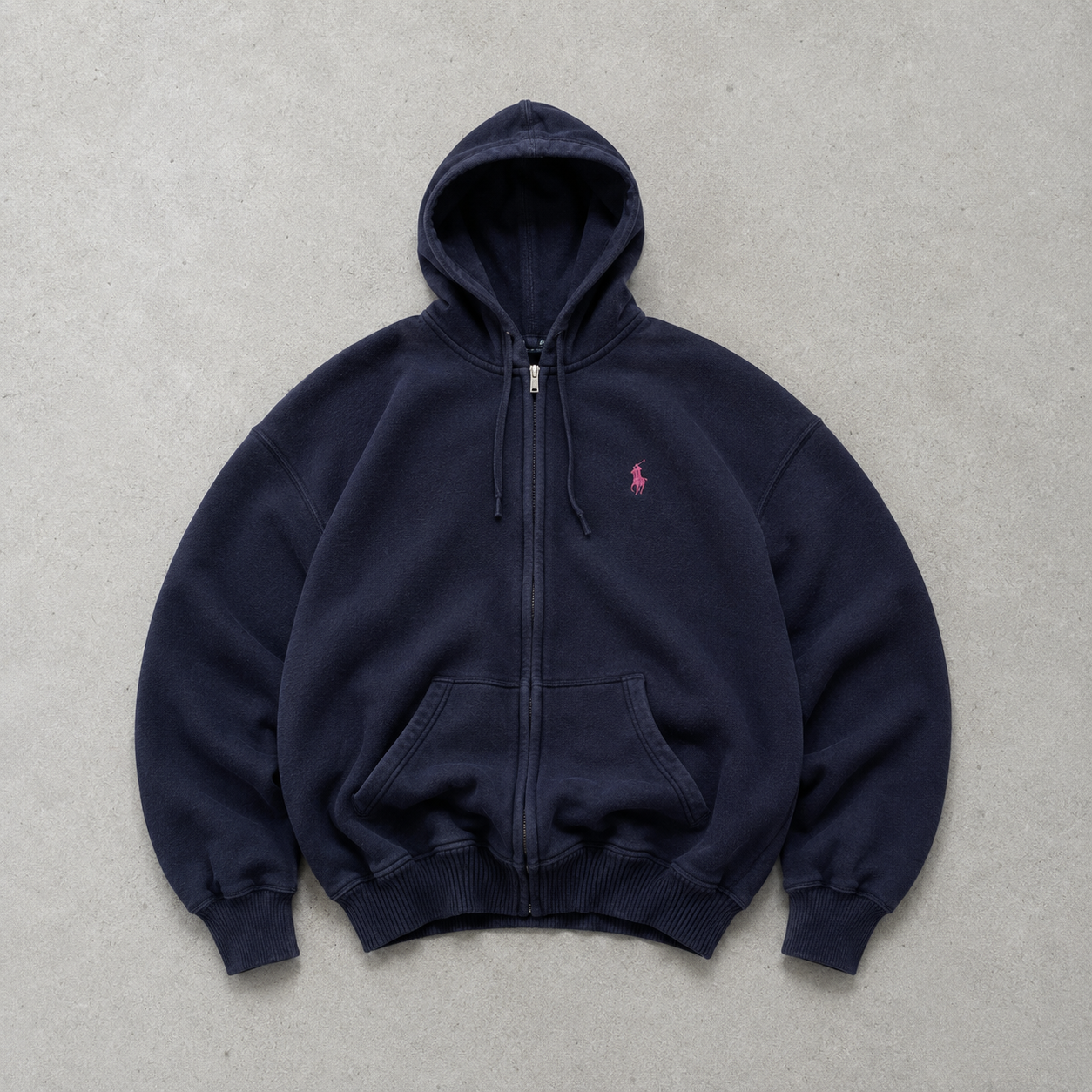 Ralph Lauren Vest Marineblau, Pink Limited (S) Stitched Logo