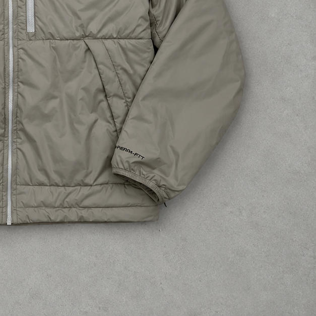 Nike Puffer Jacket Beige Rare (L) Stitched Logo
