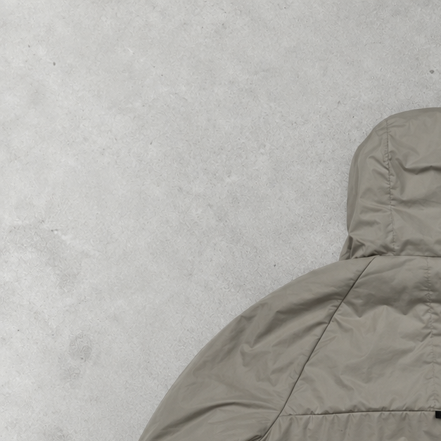 Nike Puffer Jacket Beige Rare (L) Stitched Logo