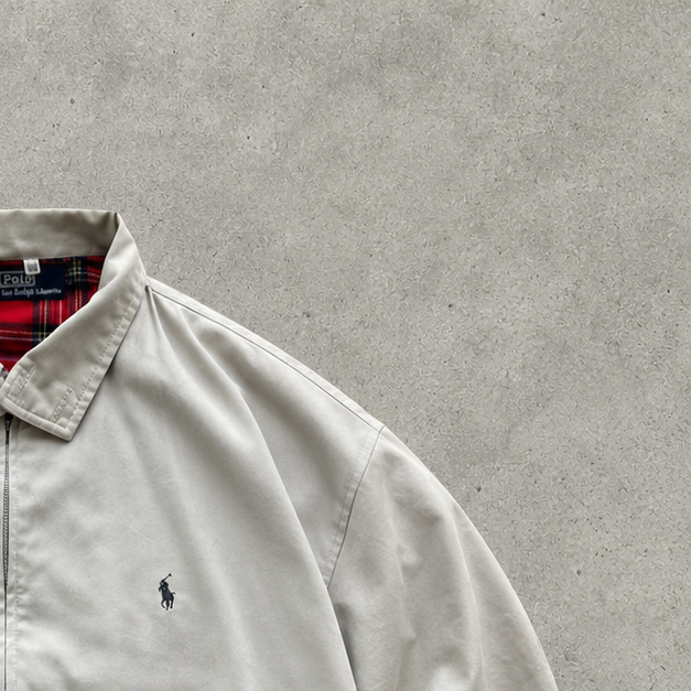 Ralph Lauren Harrington Jacket Creme / Beige Limited (M)