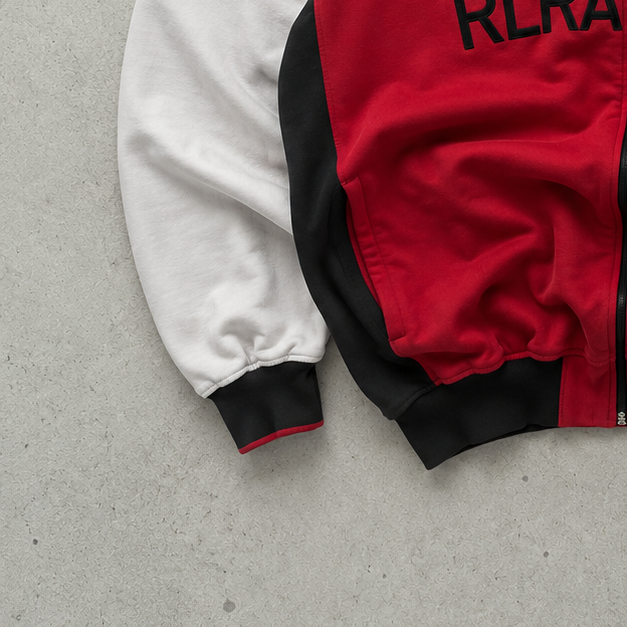Ralph Lauren Jacket White Red Rare (XL)