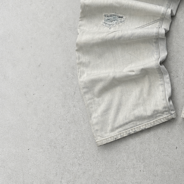Y2K Vintage Armani Jeans Grau Limited (W32 | DE 48) Stitched Logo